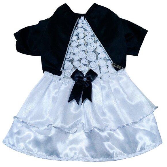 🎃👻 TIFFANY CHUCKY HALLOWEEN CUTE DOG PET CLOTHES TUTU WEDDING DRESS 👻🎃 - Picture 7 of 10